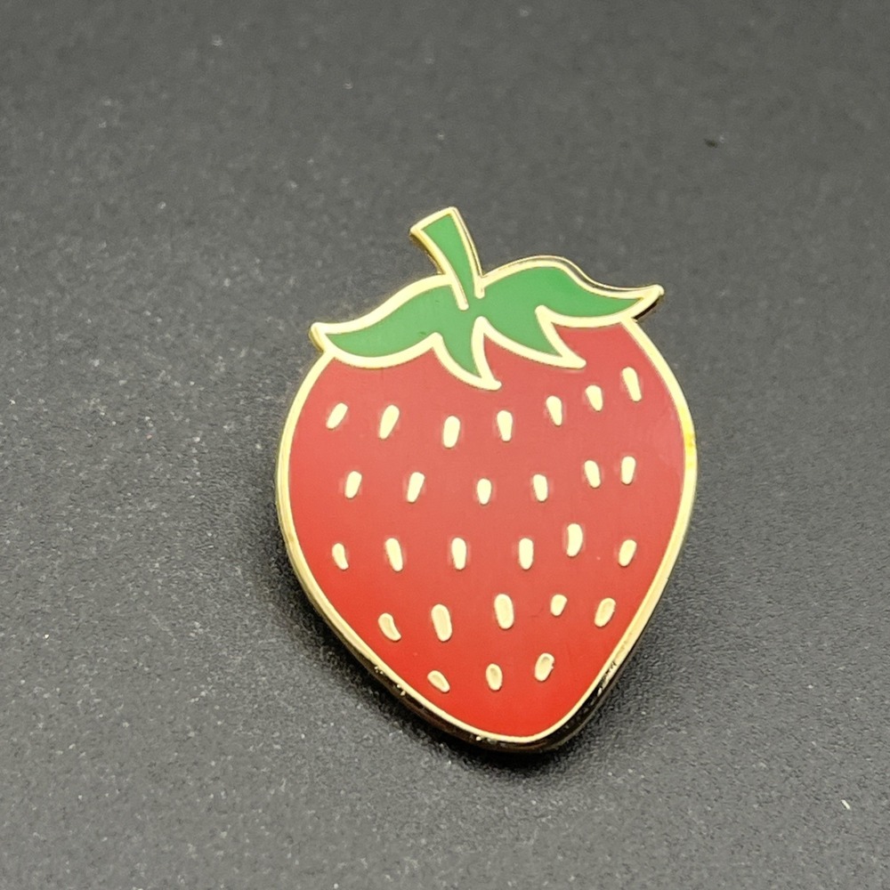 Strawberry Fruit Lapel Hat Pin